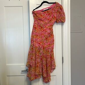 Astr the Label one shoulder floral dress